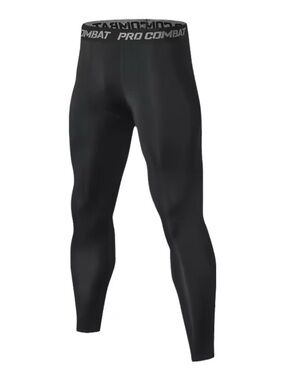 🌿 Black Compression Tights